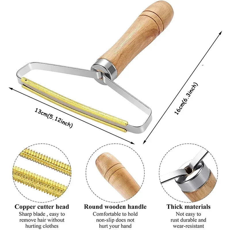 Manual Lint & Pet Hair Remover – Fabric Shaver Tool